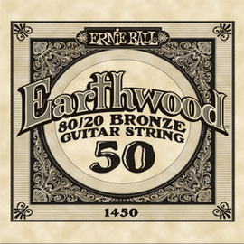 Струна для акустических гитар ERNIE BALL .050 Earthwood P01450, фото 
